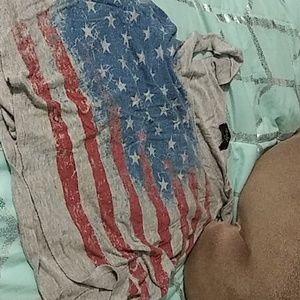 American flag tank